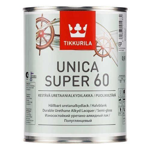 Полуглянцевый лак Уника Супер -Tikkurila Unica Super