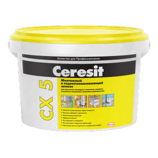 Ceresit СХ 5. Монтажный и водоостанавливающий цемент