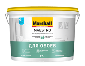 Матовая водоэмульсионная краска Marshall Maestro Классика