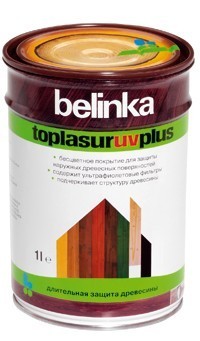 Лазурное покрытие Belinka Toplasur UV Plus: Белинка Топлазурь
